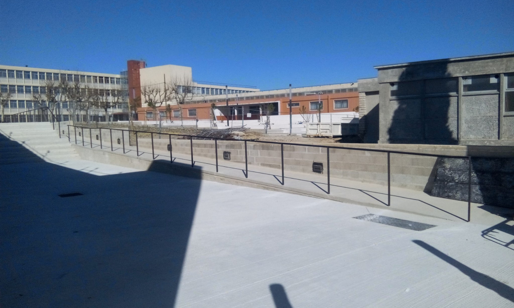 Chantier Lycée Paul Langevin à Martigues