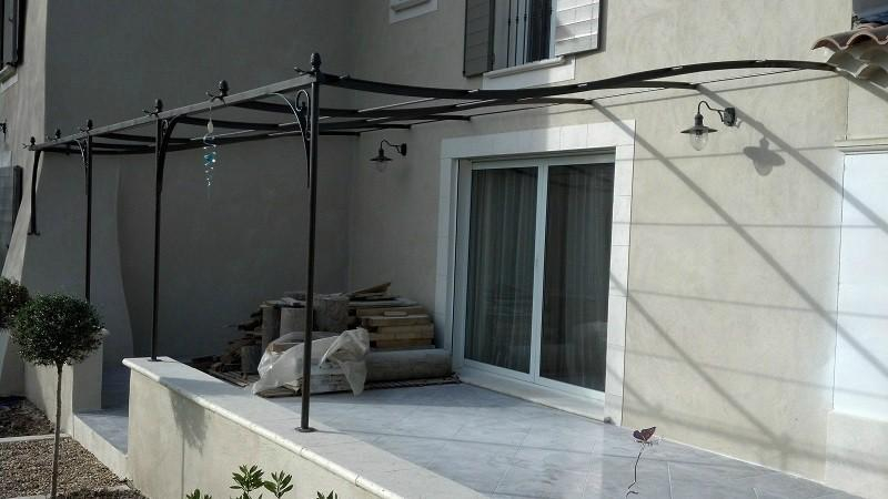 Réalisation Pergola fer forgé